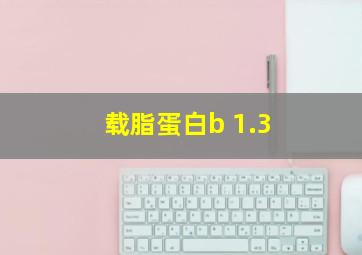 载脂蛋白b 1.3